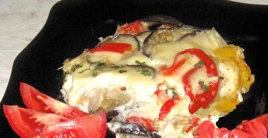 Овощи в сырном соусе