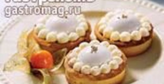 Корзиночки с винным муссом