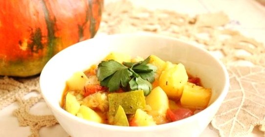 Рагу из телятины с овощами