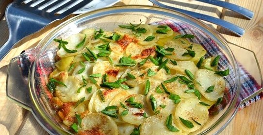 Картофель Анна в микроволновке