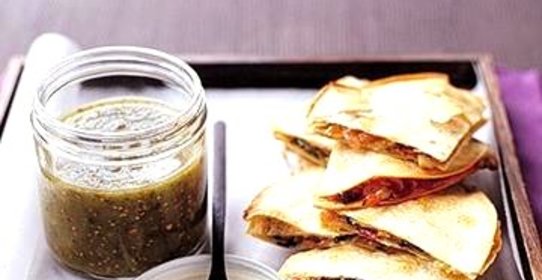 Лепешки со шпинатом и грибами