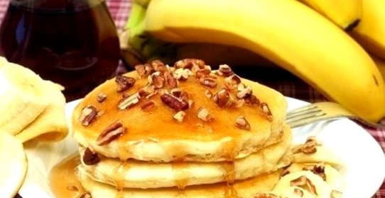 Банановые оладьи