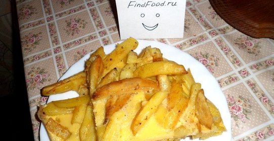 Жареная картошка с яйцами