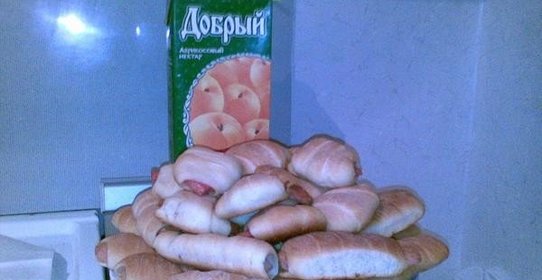 Рогалики с сосиской