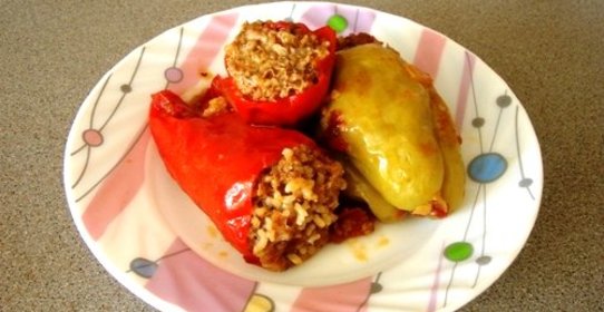 Голубцы из болгарского перца
