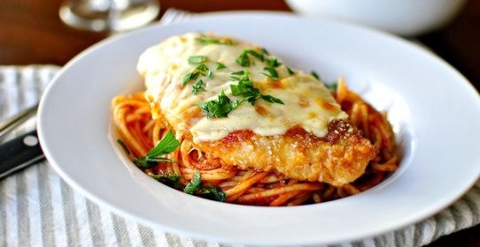 Курица с пармезаном