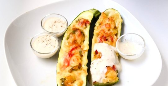 Лодочки из кабачков без мяса