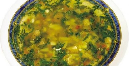 Суп из морской рыбы с кукурузой