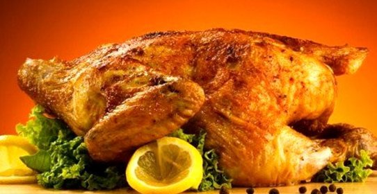 Курица в духовке с лимоном