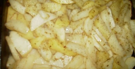 Картошка с мясом в духовке