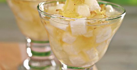 Дыня в имбирном сиропе