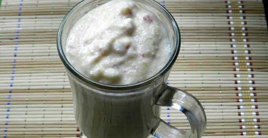 Смузи с грушей и персиком