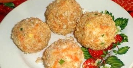 Салатные шарики
