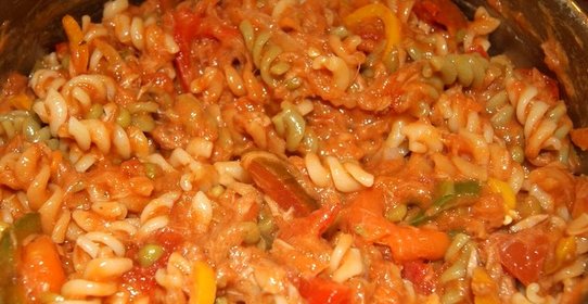 Макароны спиральки по-итальянски