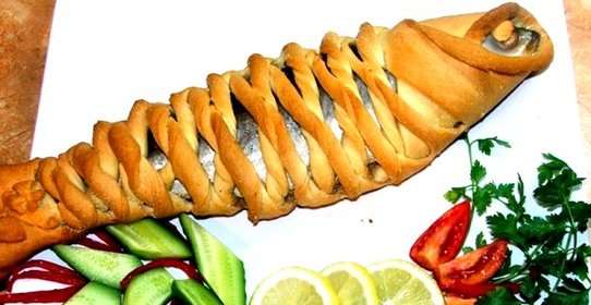 Рыба, запеченная в тесте