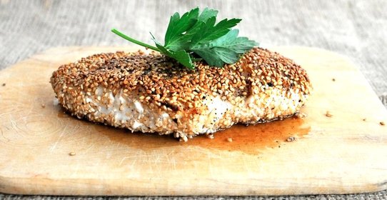 Рыба в кунжуте