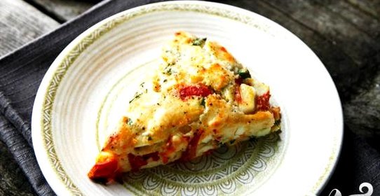 Лепешки с овощами и сыром Фета