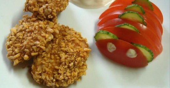 Куриные наггетсы в кукурузных хлопьях