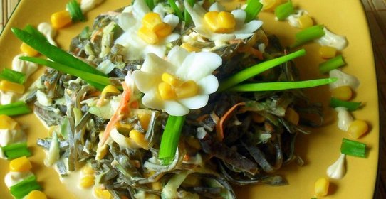 Салат из морской капусты
