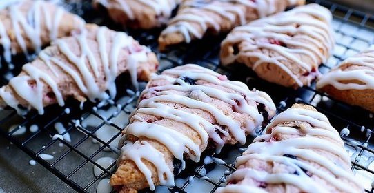 Черничное печенье