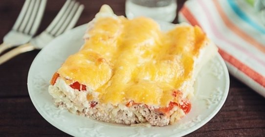 Каннелони с куриным фаршем