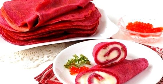 Свекольные блины