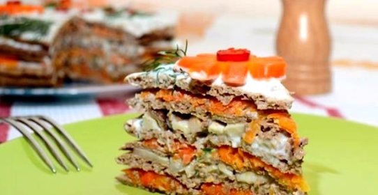 Печеночный торт по Дюкану