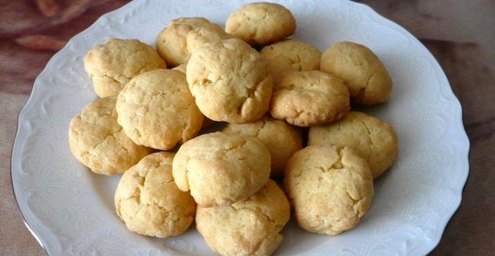 Постное кукурузное печенье