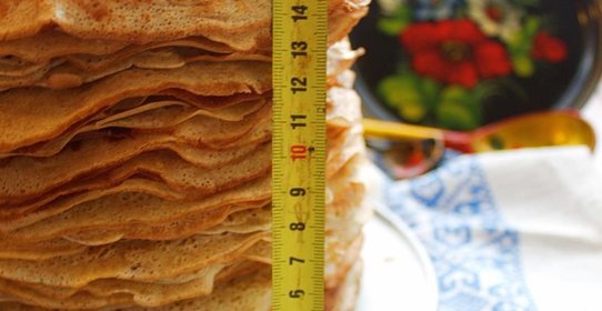 Блинчики на топленом молоке с цельнозерновой мукой