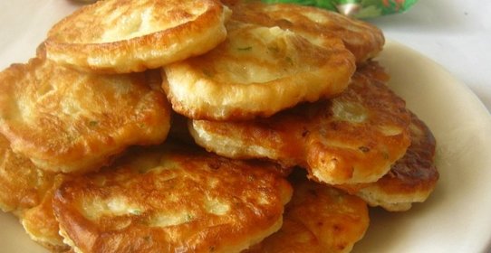 Оладьи с луком