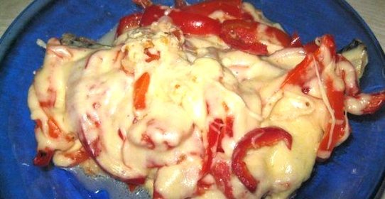 Скумбрия с болгарским перцем