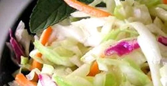 Оригинальный салат слау с пекинской капустой