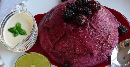 Желе из ежевики