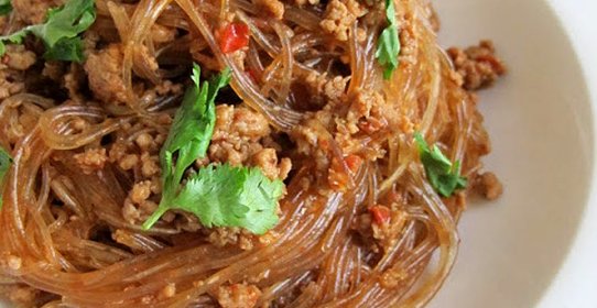 Ма йи шанг шу (стеклянная лапша с мясом)