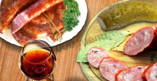 Домашняя копченая колбаса