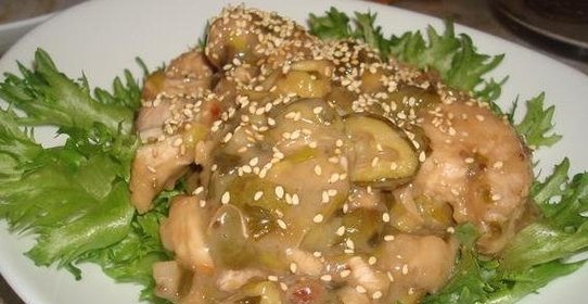 Курица с фейхоа