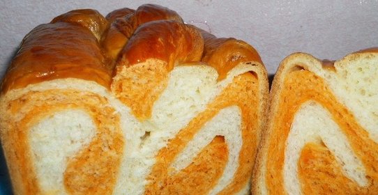 Хлеб с узором в хлебопечке