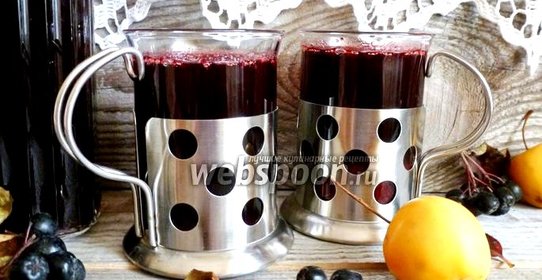 Морс из черноплодной рябины