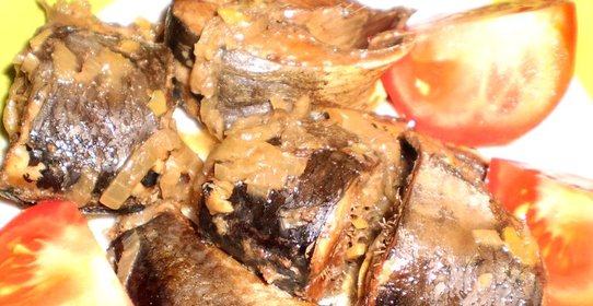 Селедка кусочками