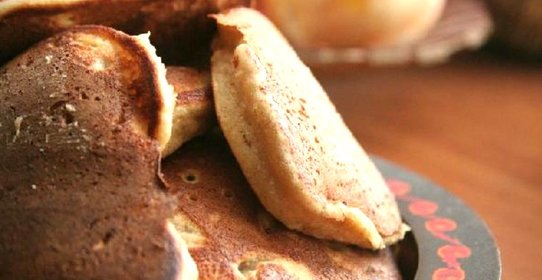 Диетические банановые оладьи