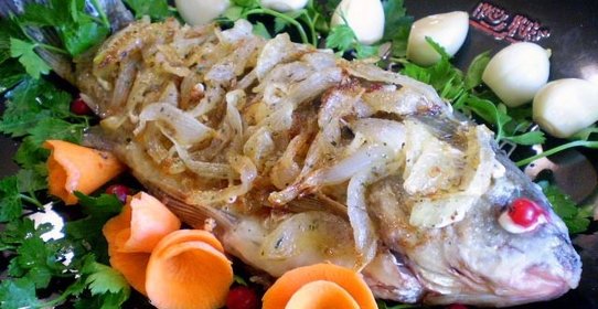 Жареная рыба в маринаде