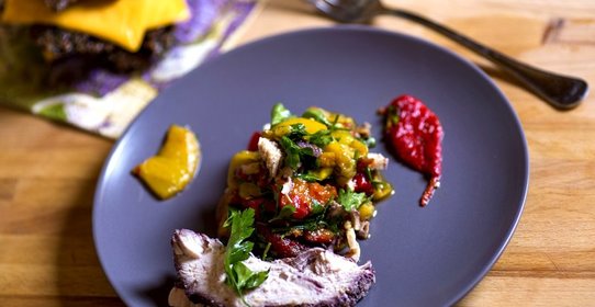 Теплый салат «Семург»