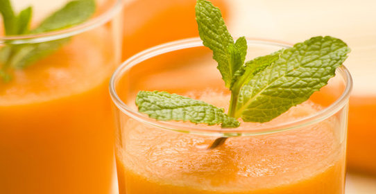 Морковный сок со сливками