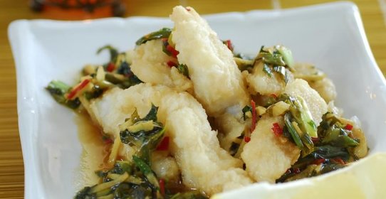 Хрустящая рыба по-тайски