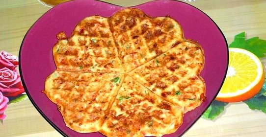 Мягкие сырные вафли