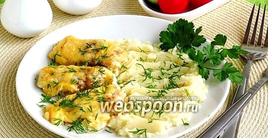 Минтай в горчично-майонезном соусе