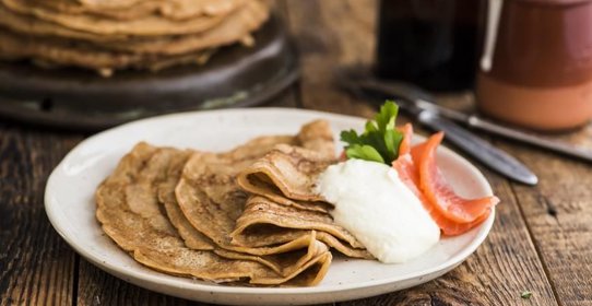 Блины на темном пиве