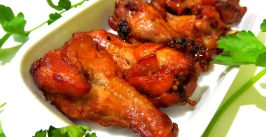 Куриные крылышки медовые