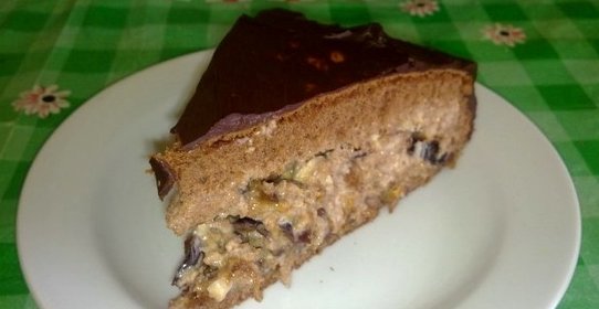 Торт с черносливом и грецким орехом