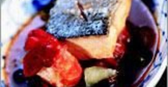 Рыбная солянка с печеным сладким перцем